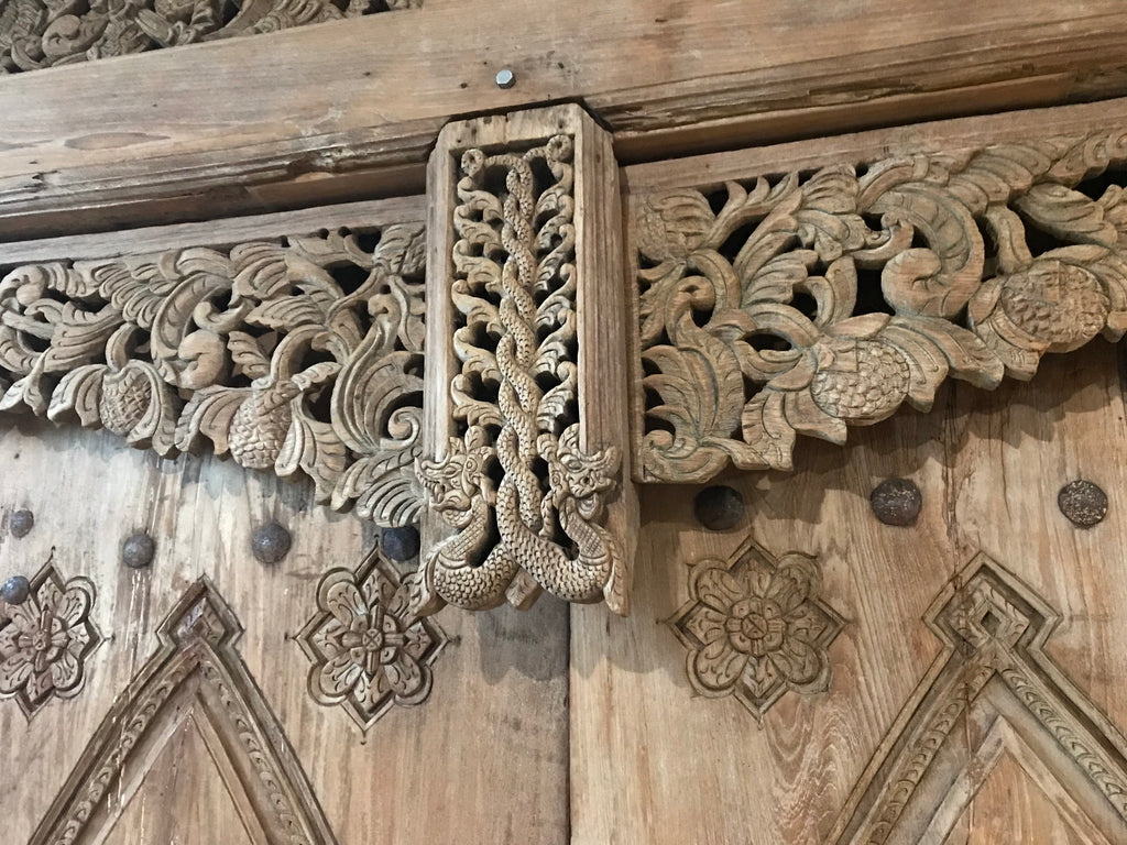 Antique Central Java Teak Shop Front