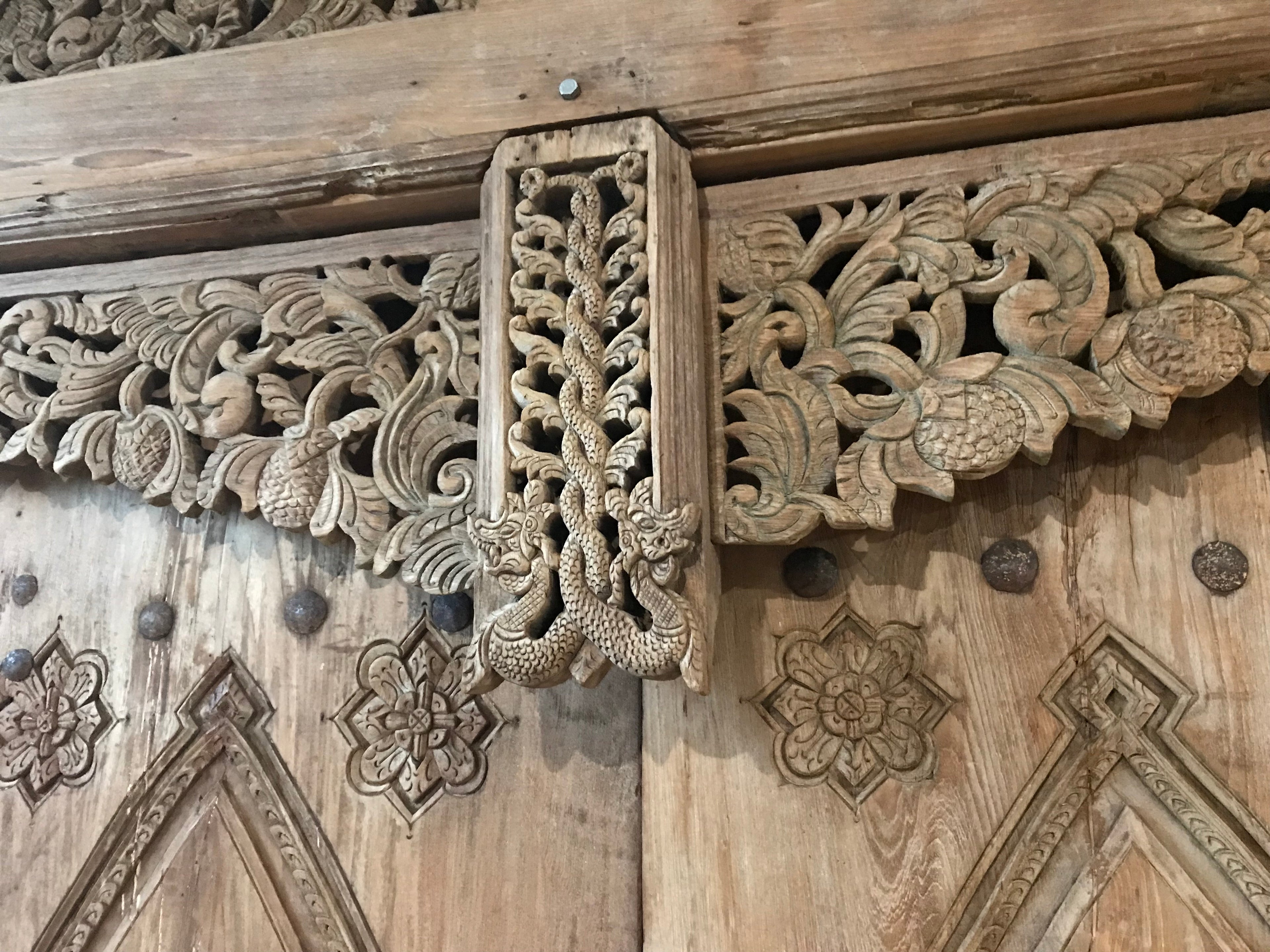 Antique Central Java Teak Shop Front