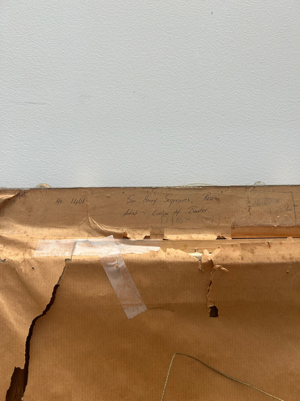 Evelyn M Baxter "Sir Henry Segreaves Roses"