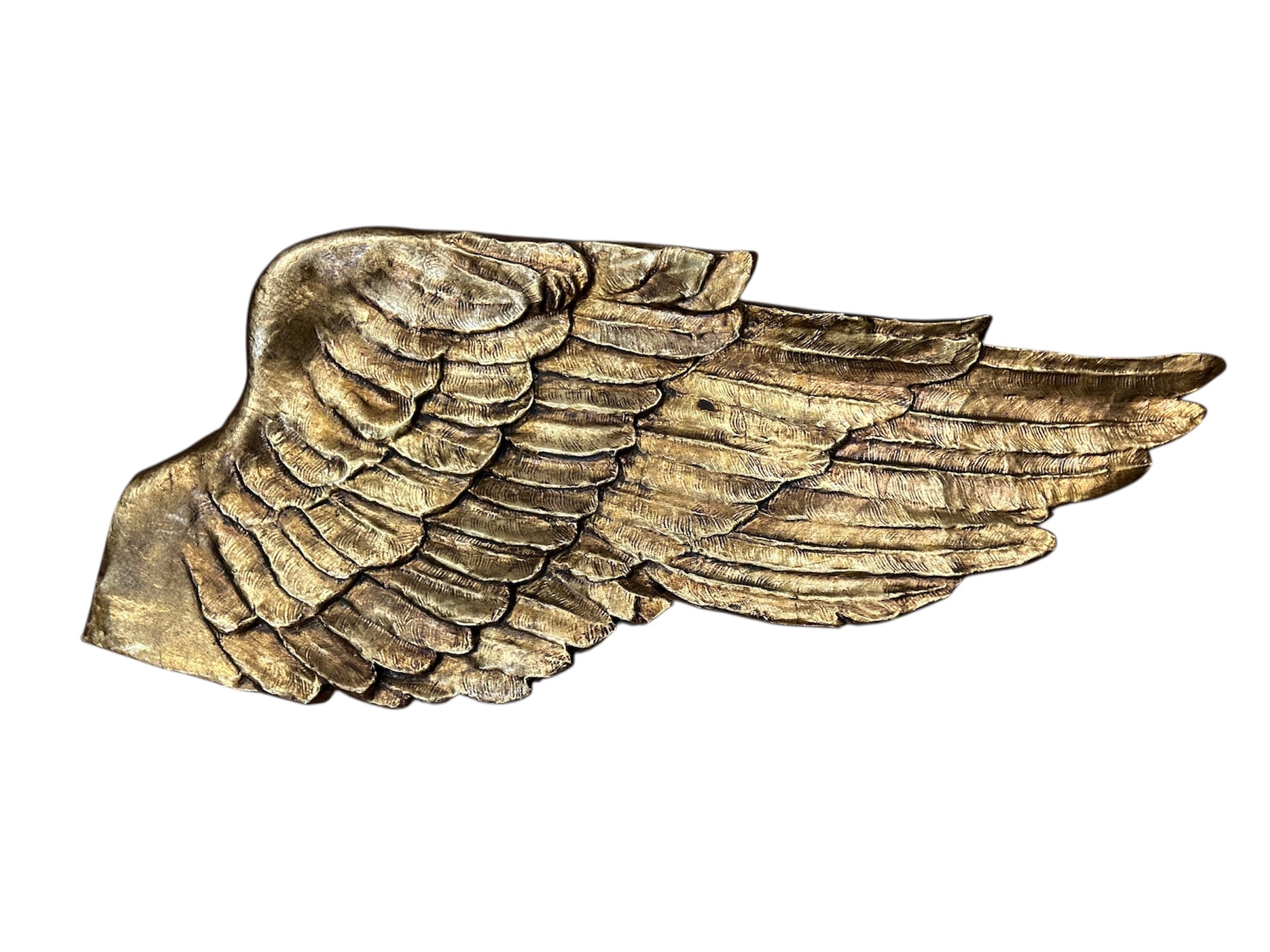 Gilded Vintage Paper Machè Carnival of Venice masquerade mask and wings