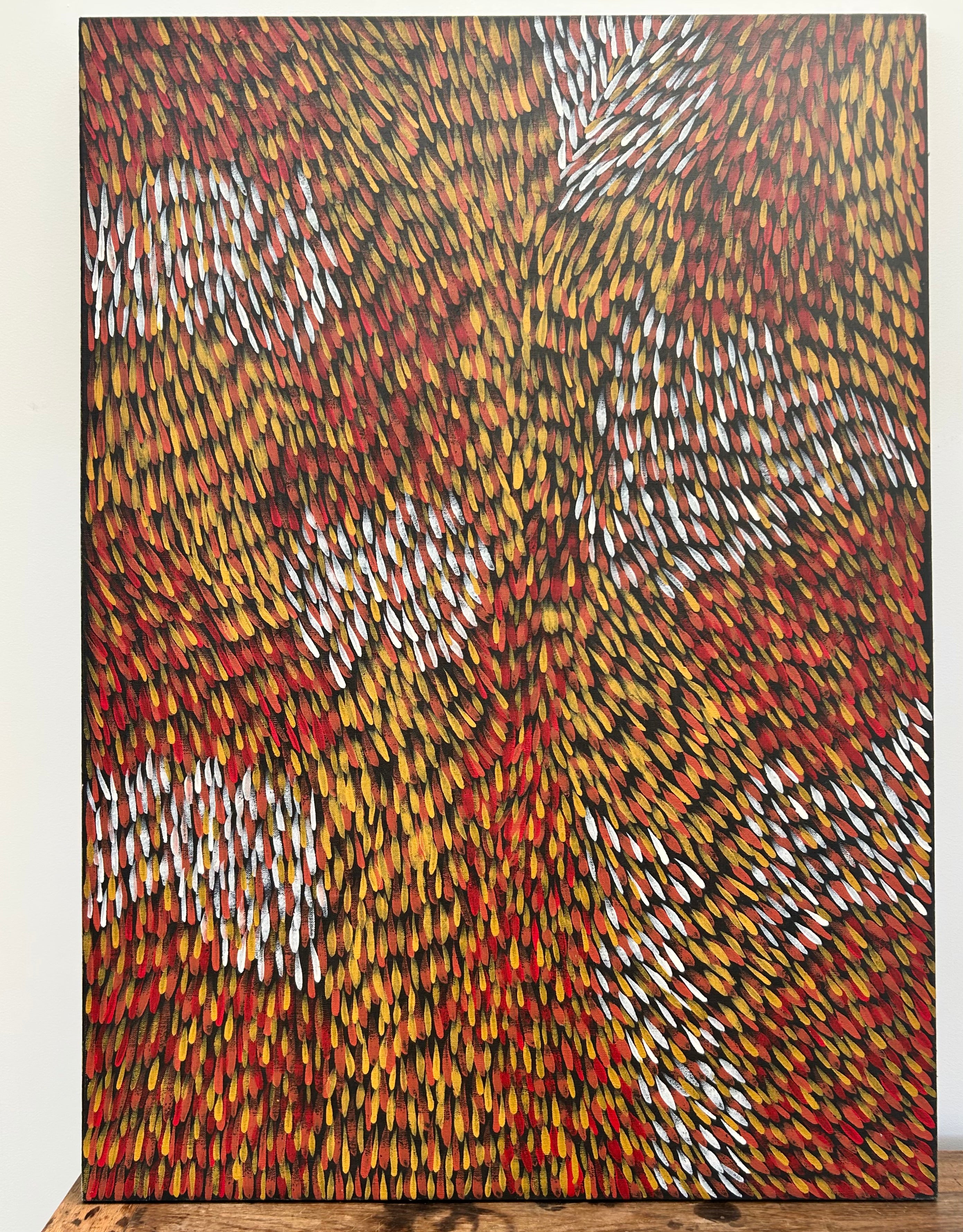 'Leaves in the woods' Gloria Tamerre Petyarre Original Painting