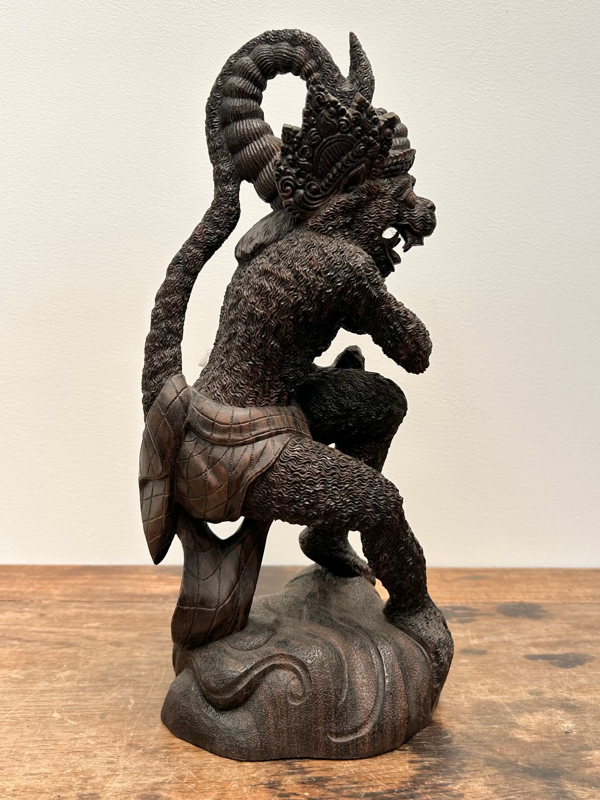 Hand Carved Hanuman Bali Medium 01