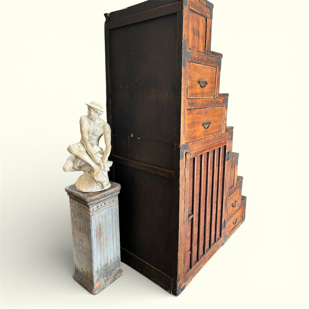 Japanese Antique Kaidan Tansu 01