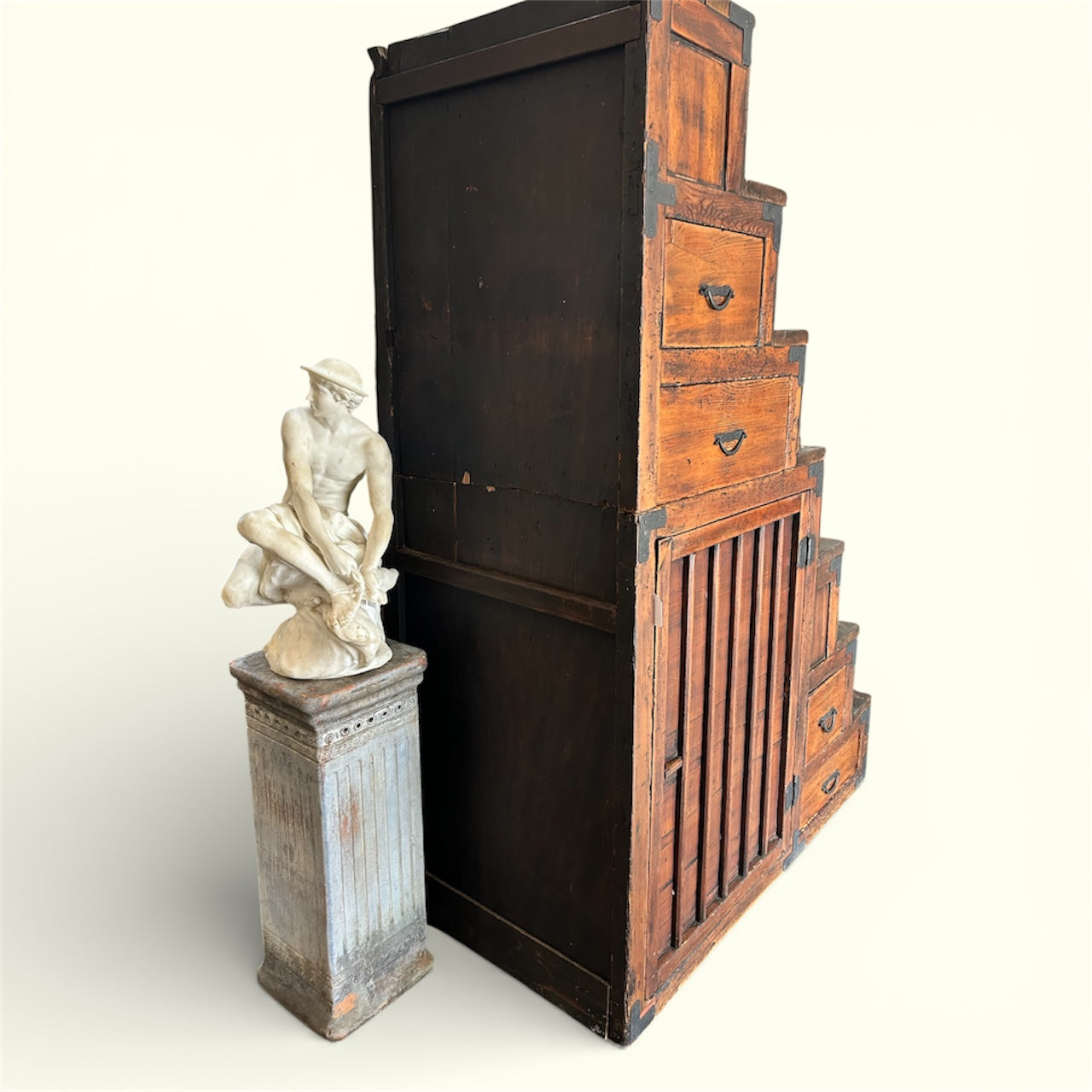 Japanese Antique Kaidan Tansu 01