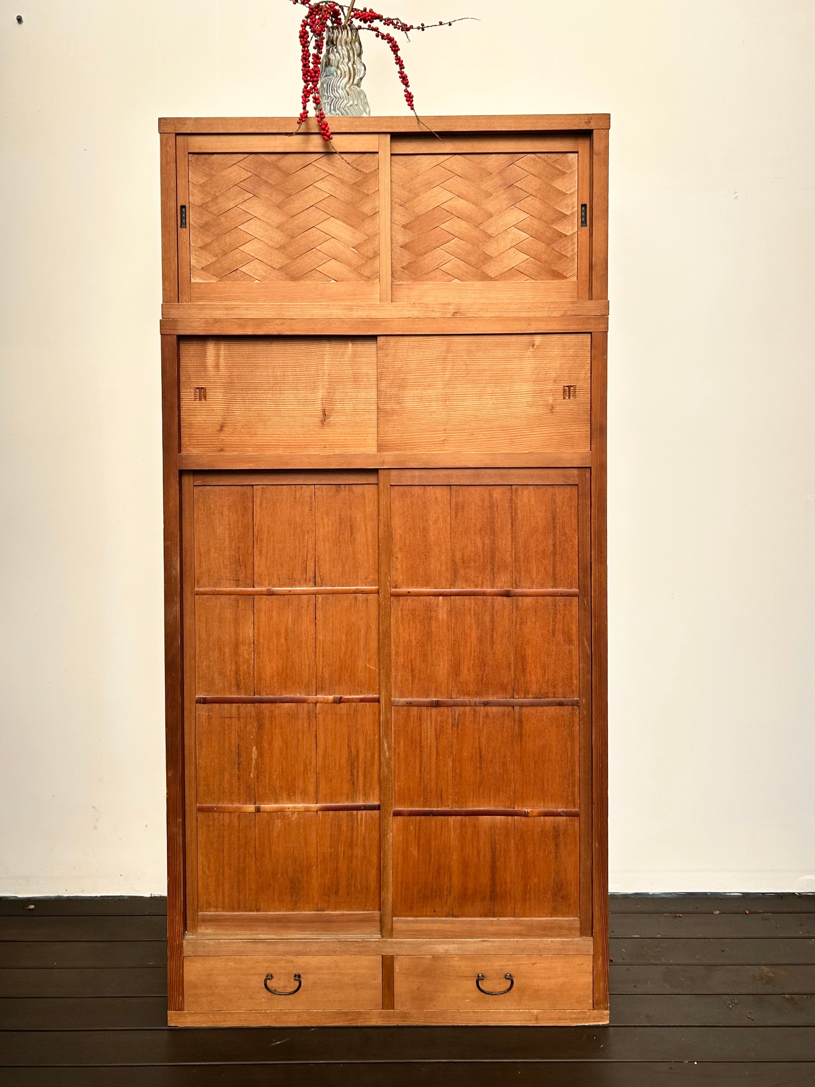 Japanese Cedar Cha Tansu