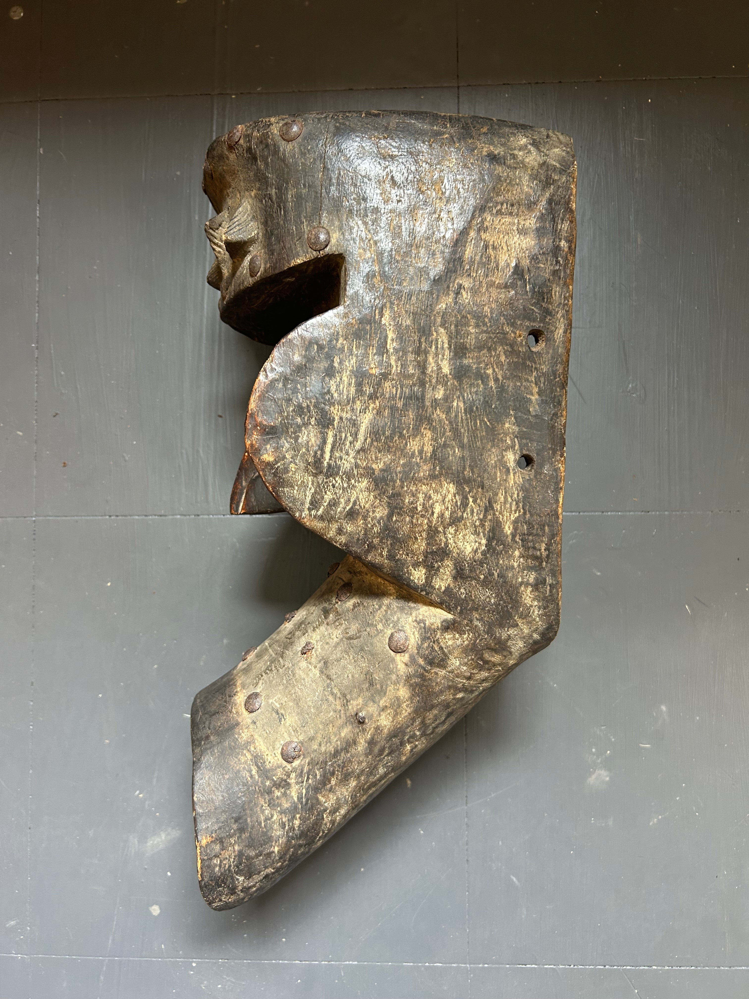 Kran Kagle Mask. Kran people. Cote D'Ivoire. West Africa. Early 20th Century.