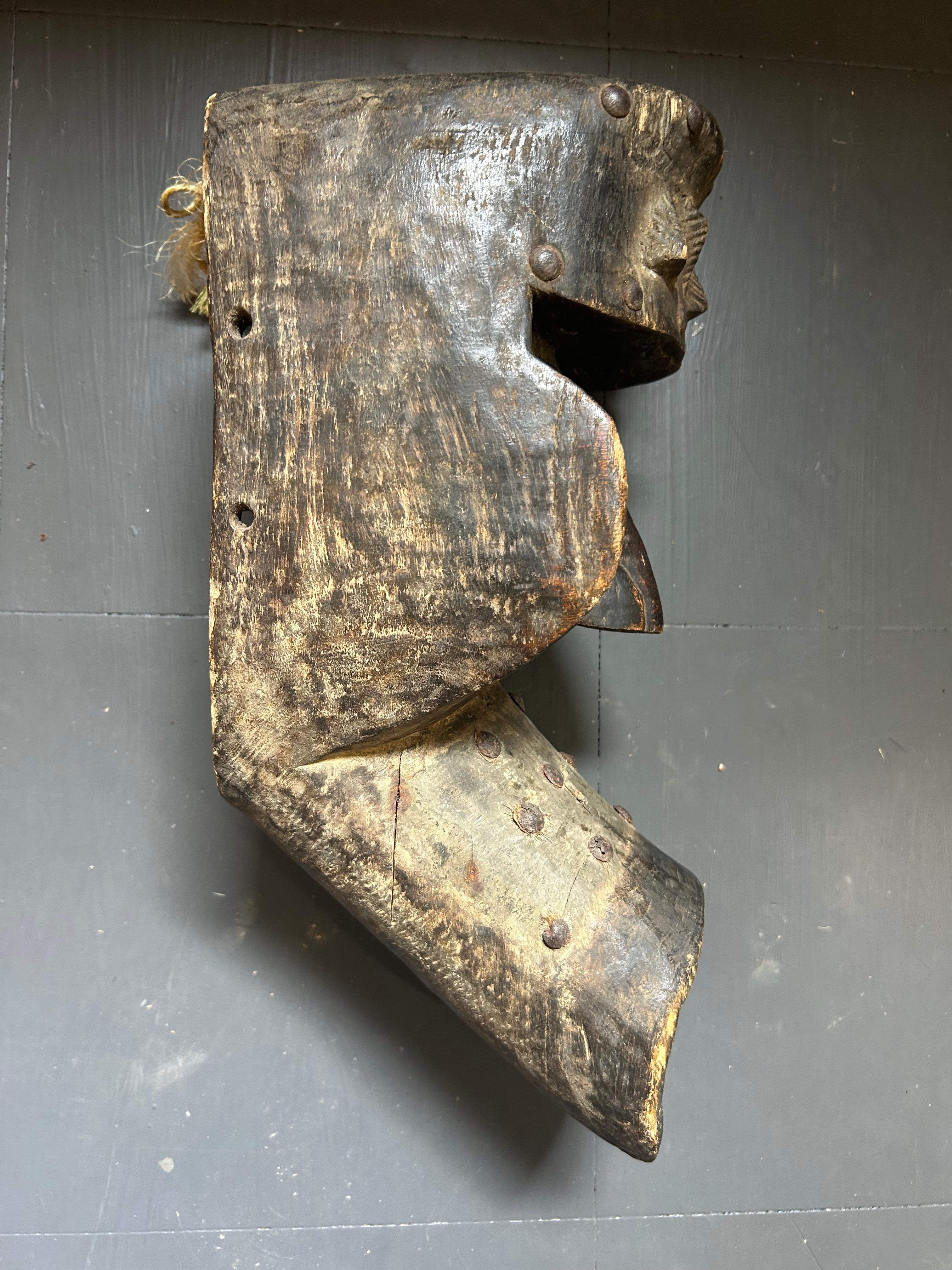 Kran Kagle Mask. Kran people. Cote D'Ivoire. West Africa. Early 20th Century.