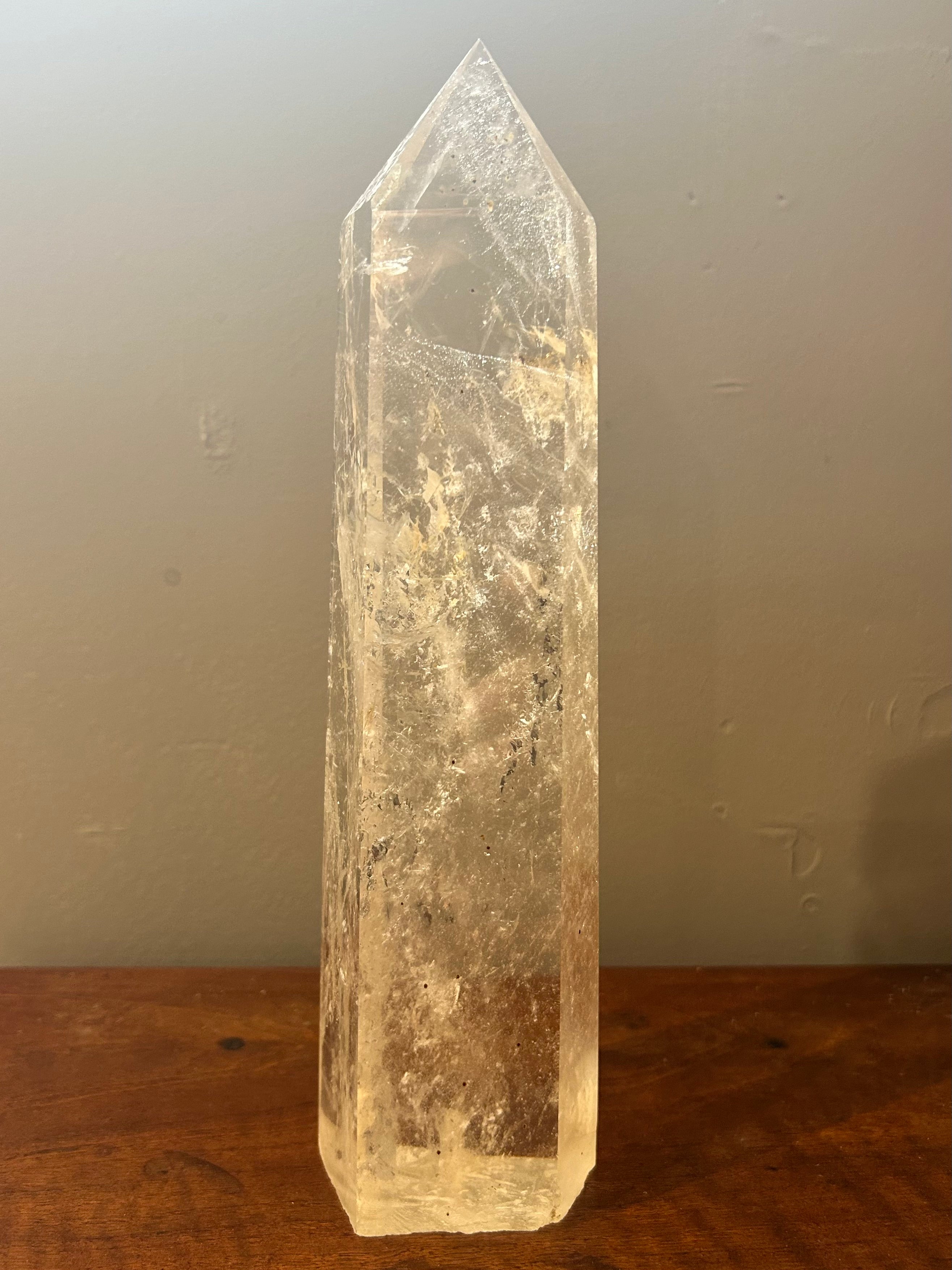 Natural Quartz Crystal Tower 01
