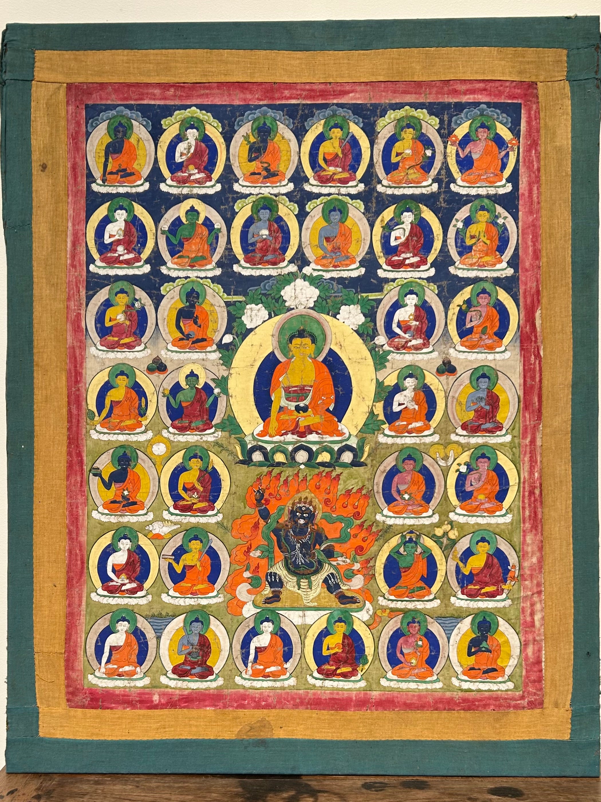 Nepalese Hand Painted Thangka