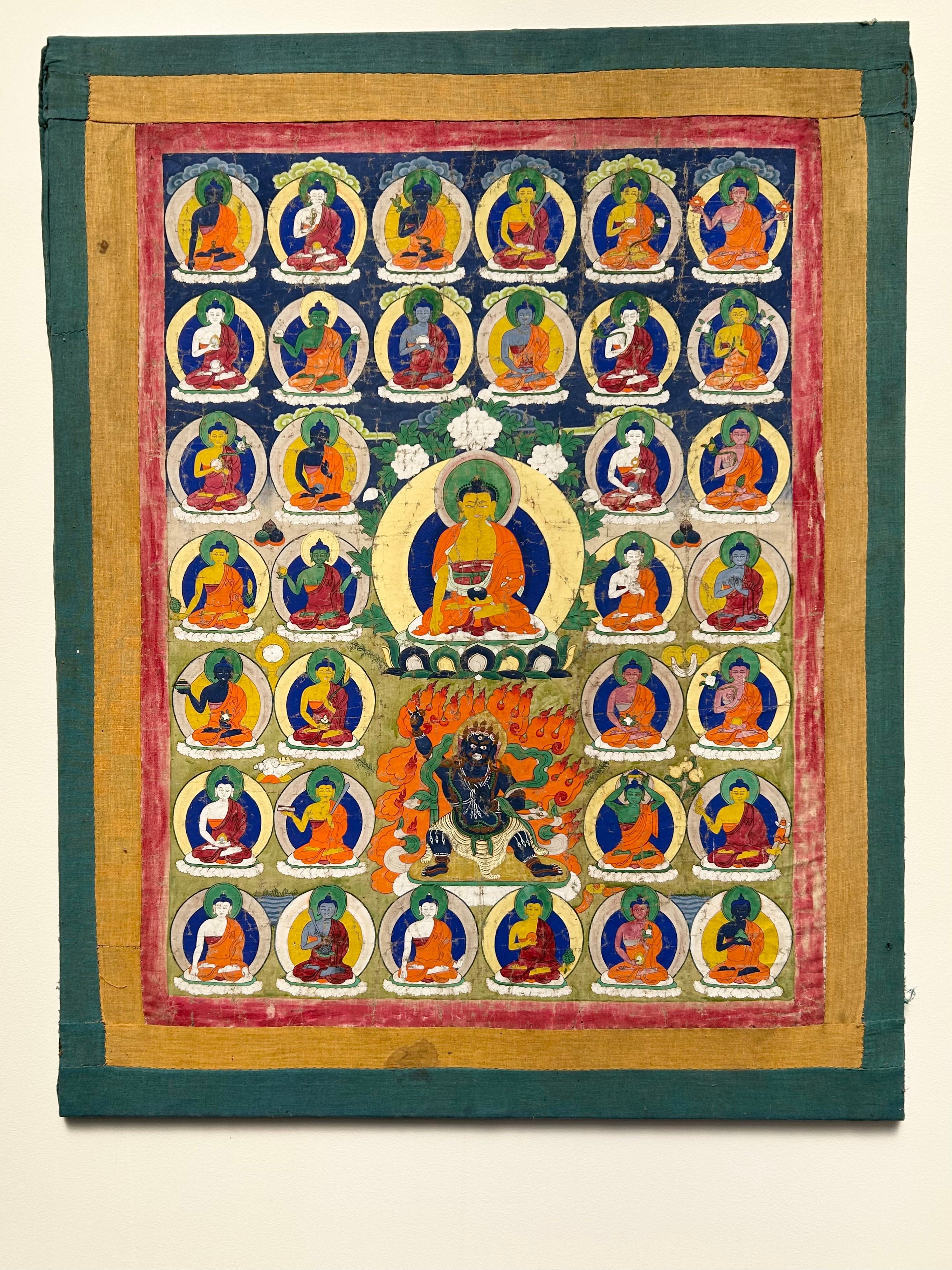 Nepalese Hand Painted Thangka