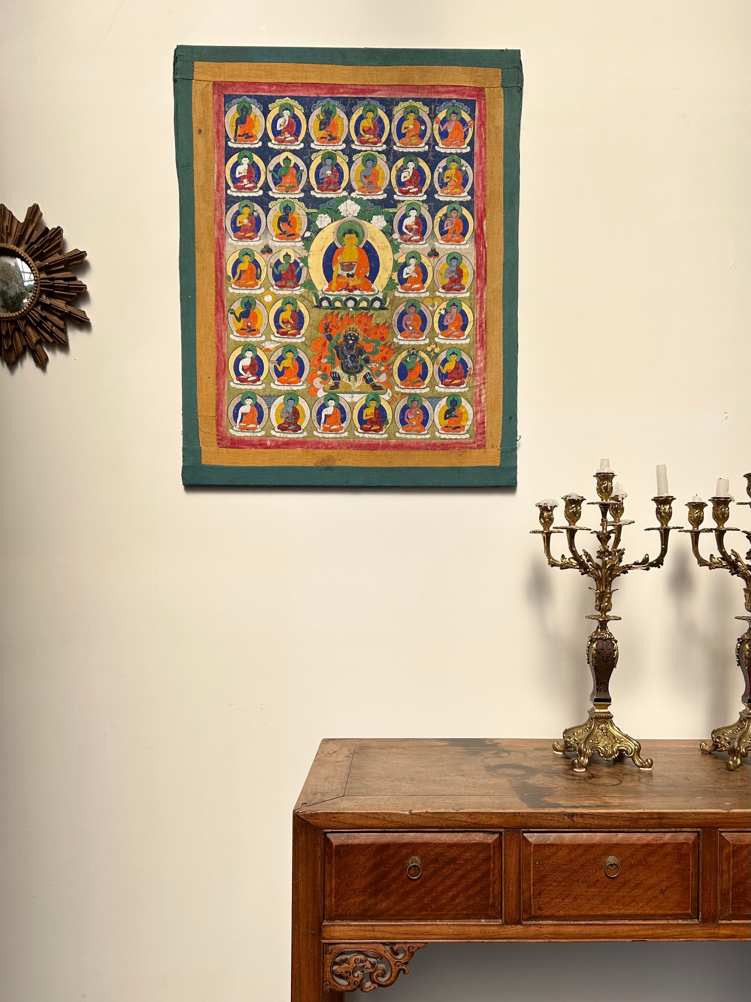 Nepalese Hand Painted Thangka