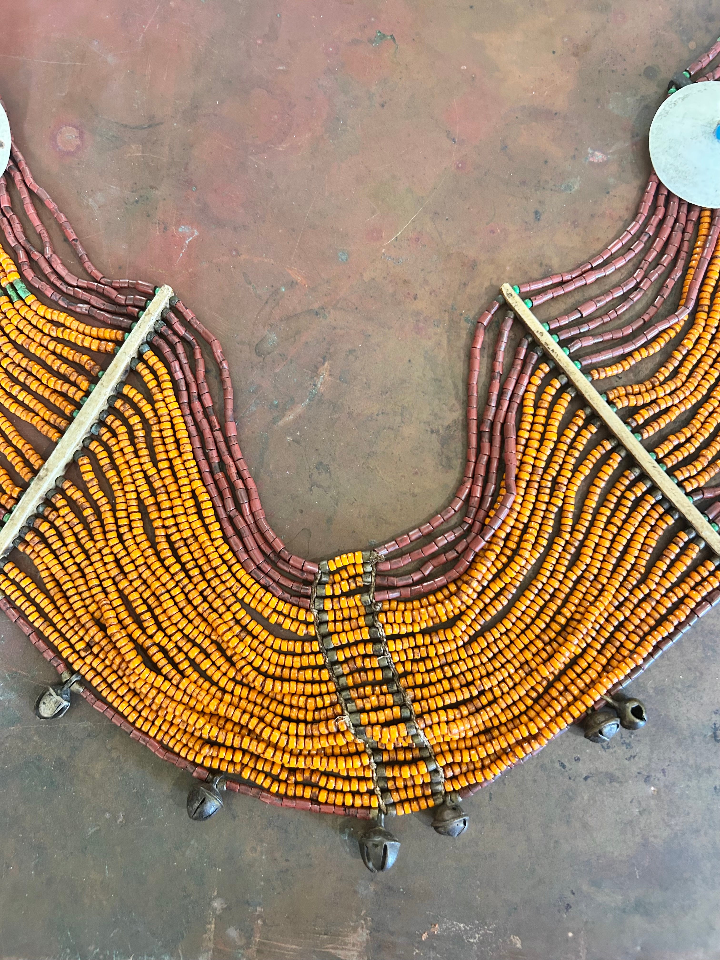 Tribal Antique Konyak Naga Beaded Belt