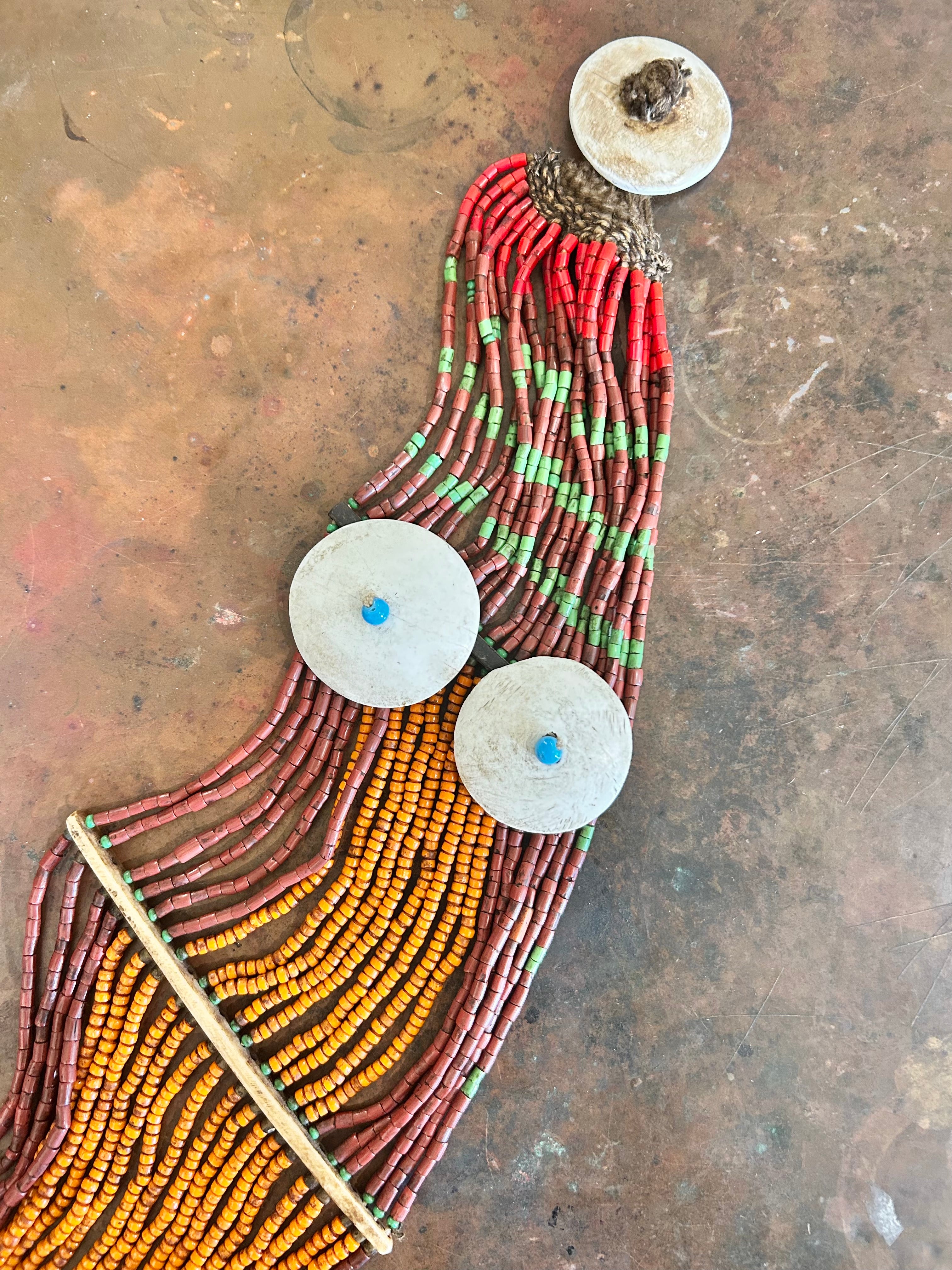 Tribal Antique Konyak Naga Beaded Belt