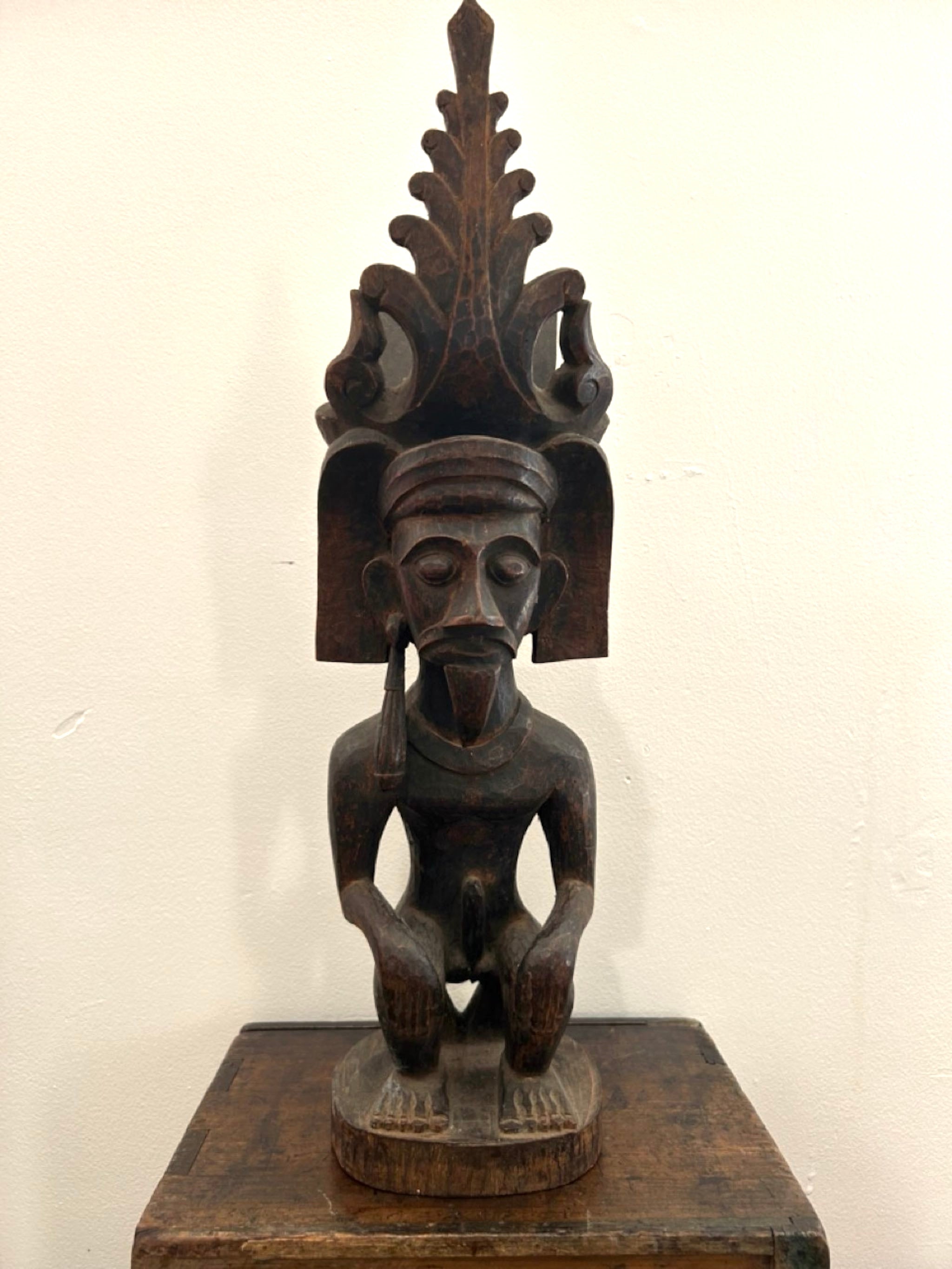 Adu Zatua timber Statue Nias