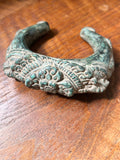 Antique Khmer Bronze Warrior Bracelet small