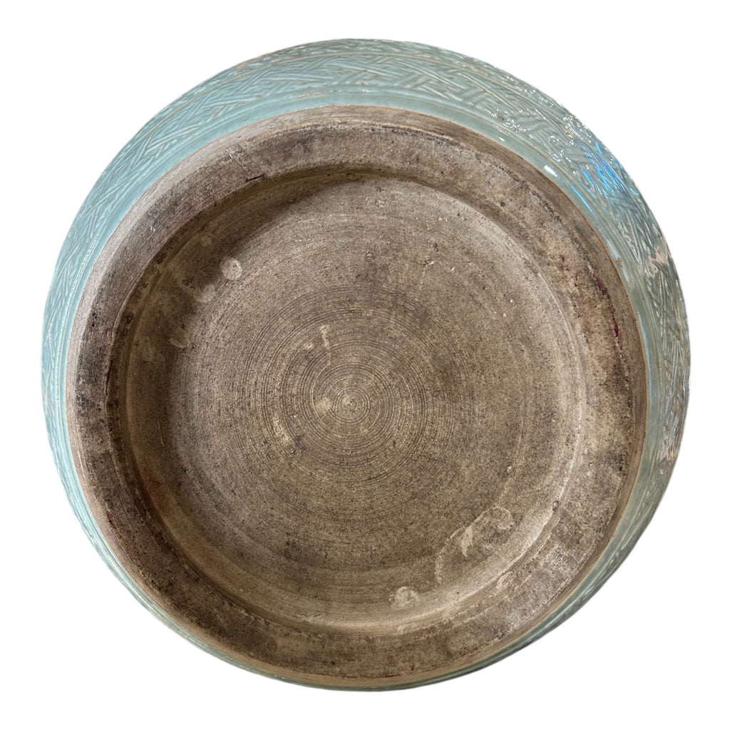 Large Chinese Celadon Double Gourd Ceramic Vase