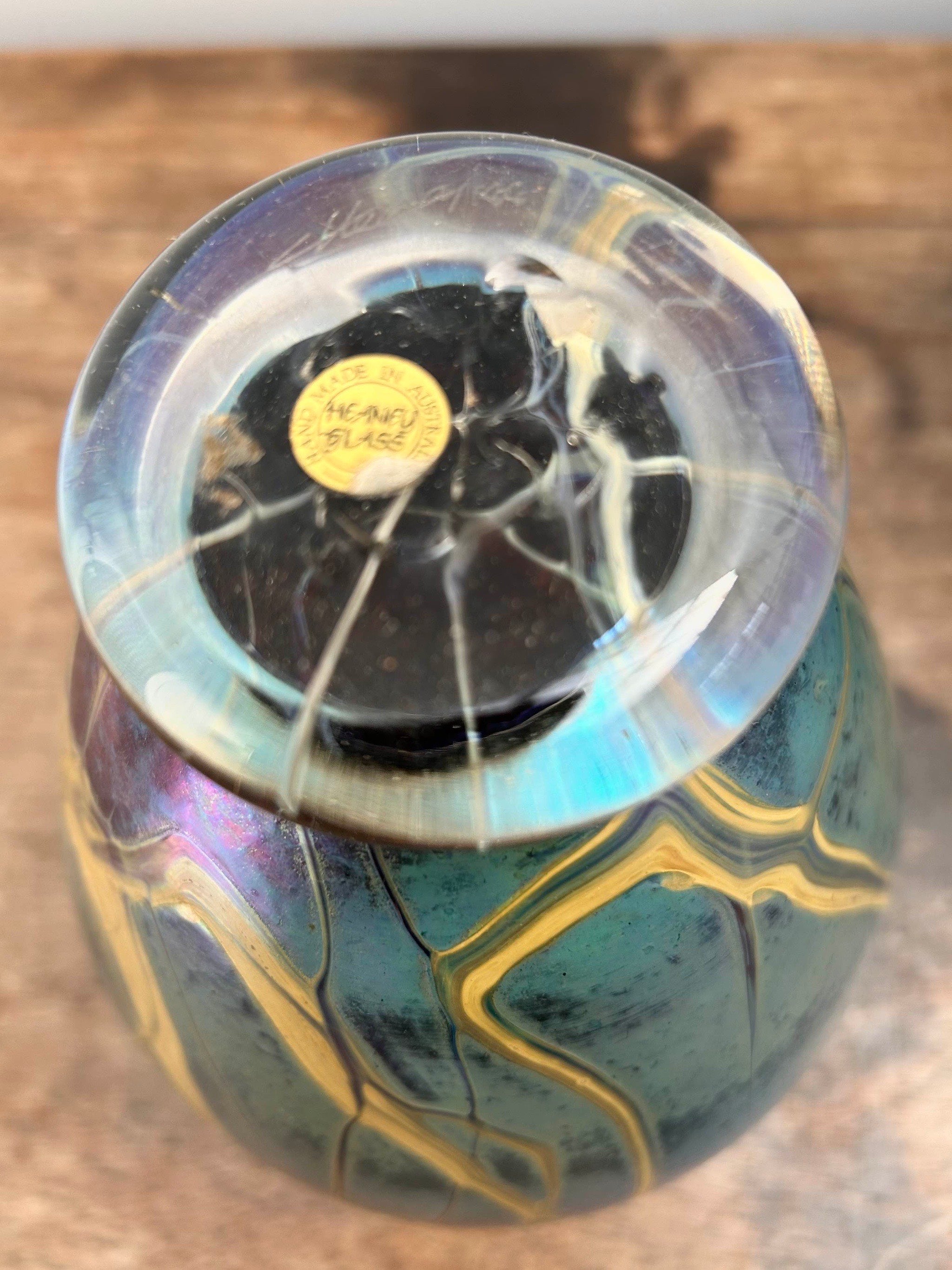 Colin Heaney Art Glass Vase 03