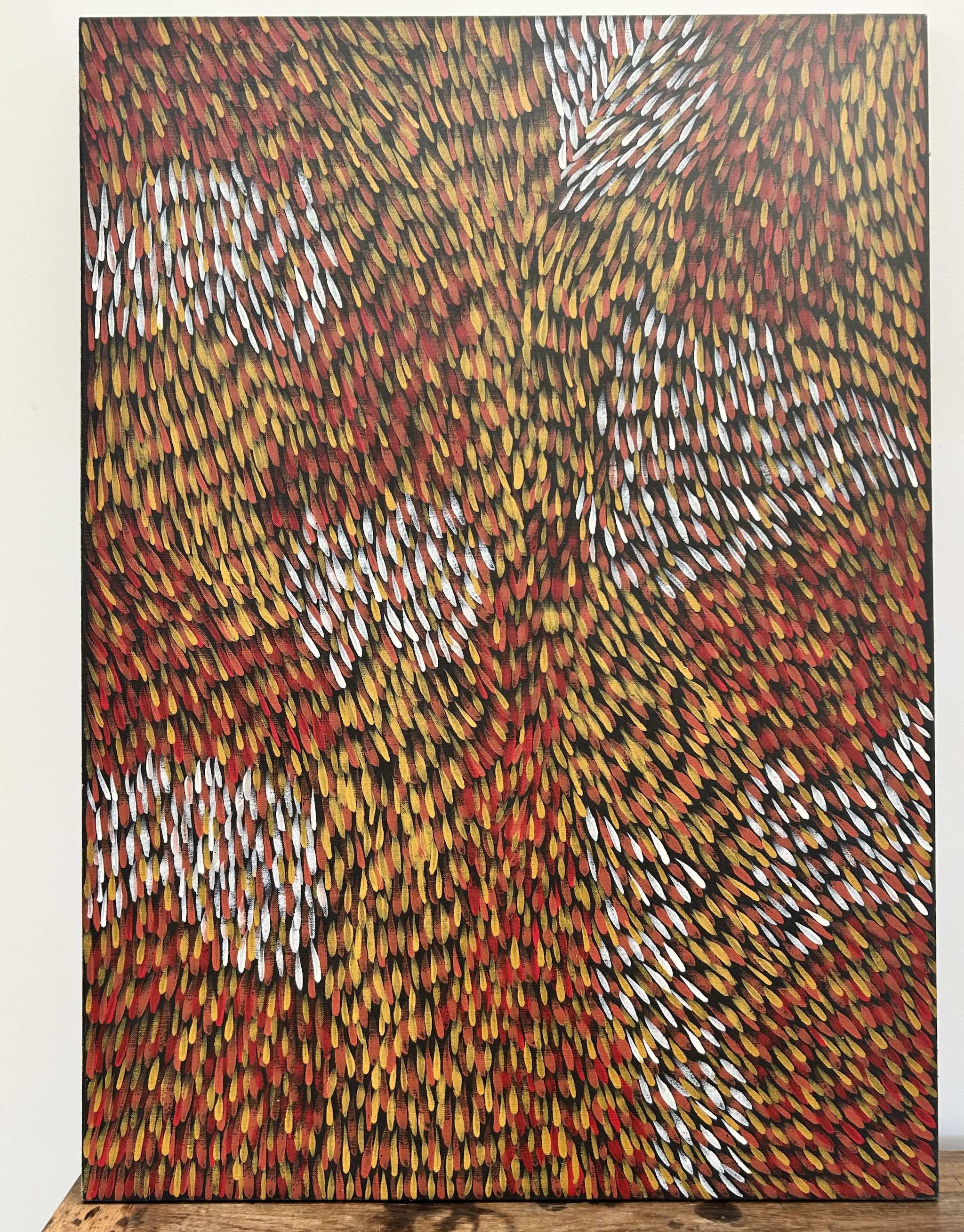 'Leaves in the woods' Gloria Tamerre Petyarre Original Painting