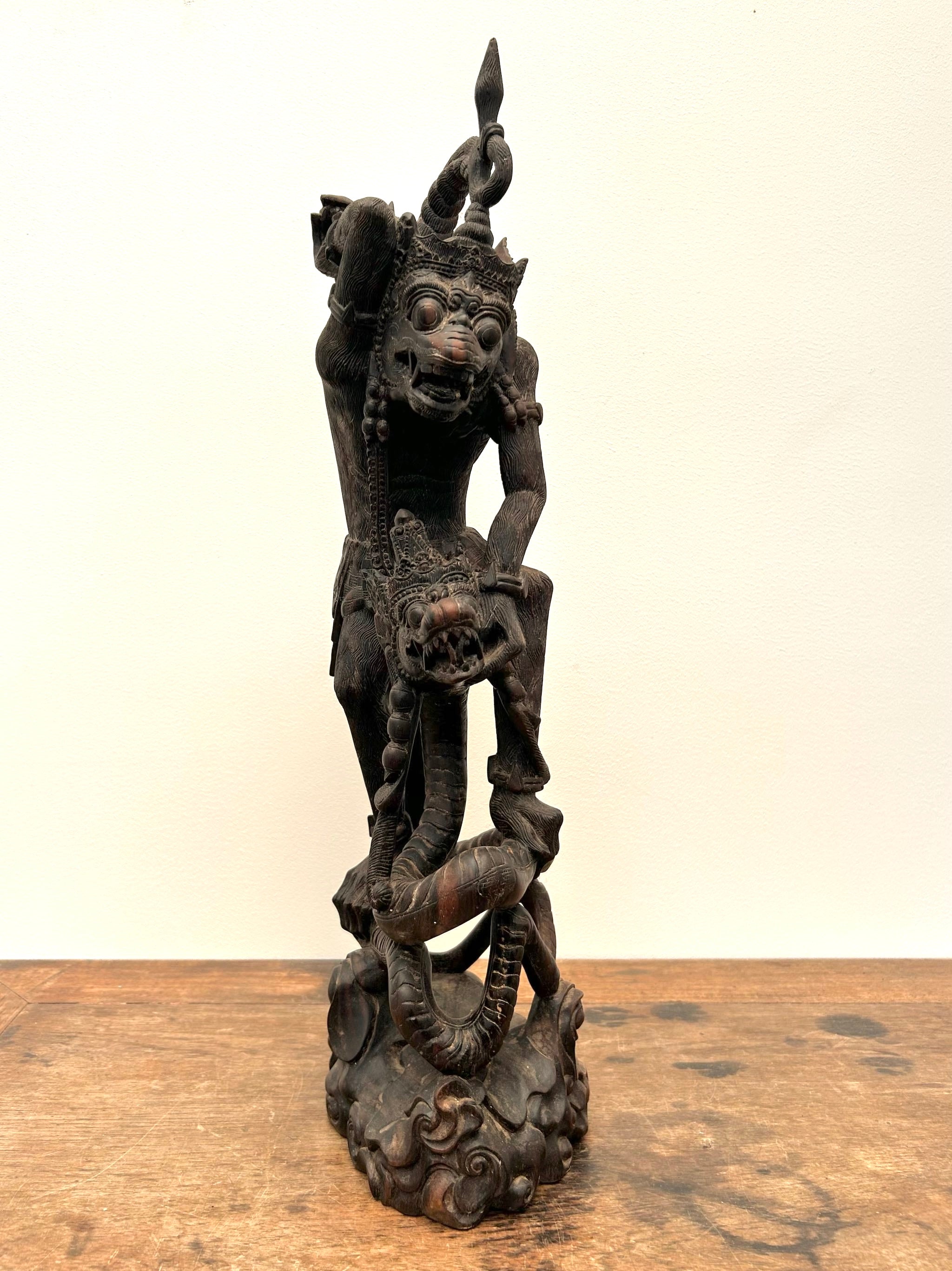 Hand Carved Hanuman Bali Large