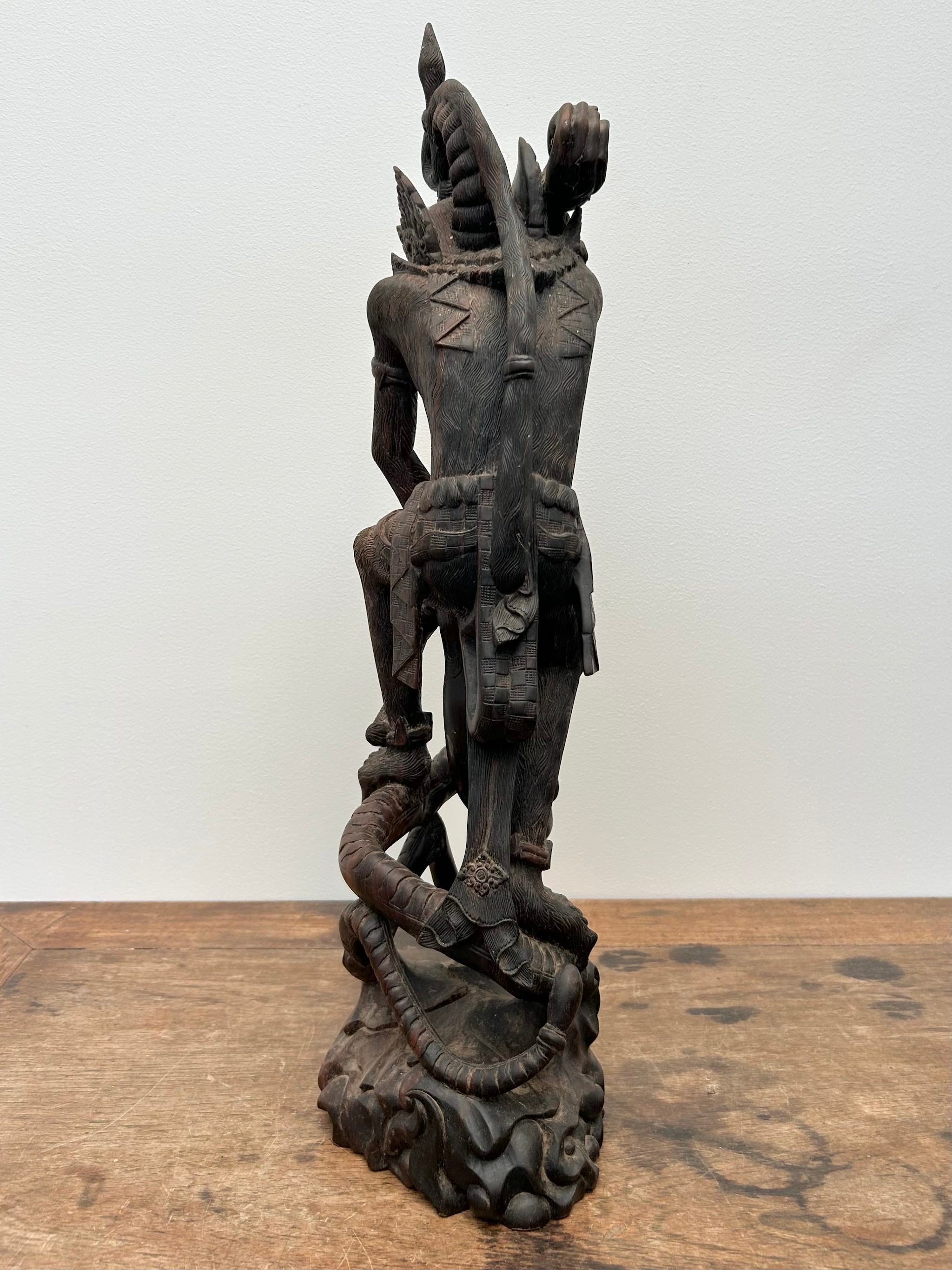 Hand Carved Hanuman Bali Large