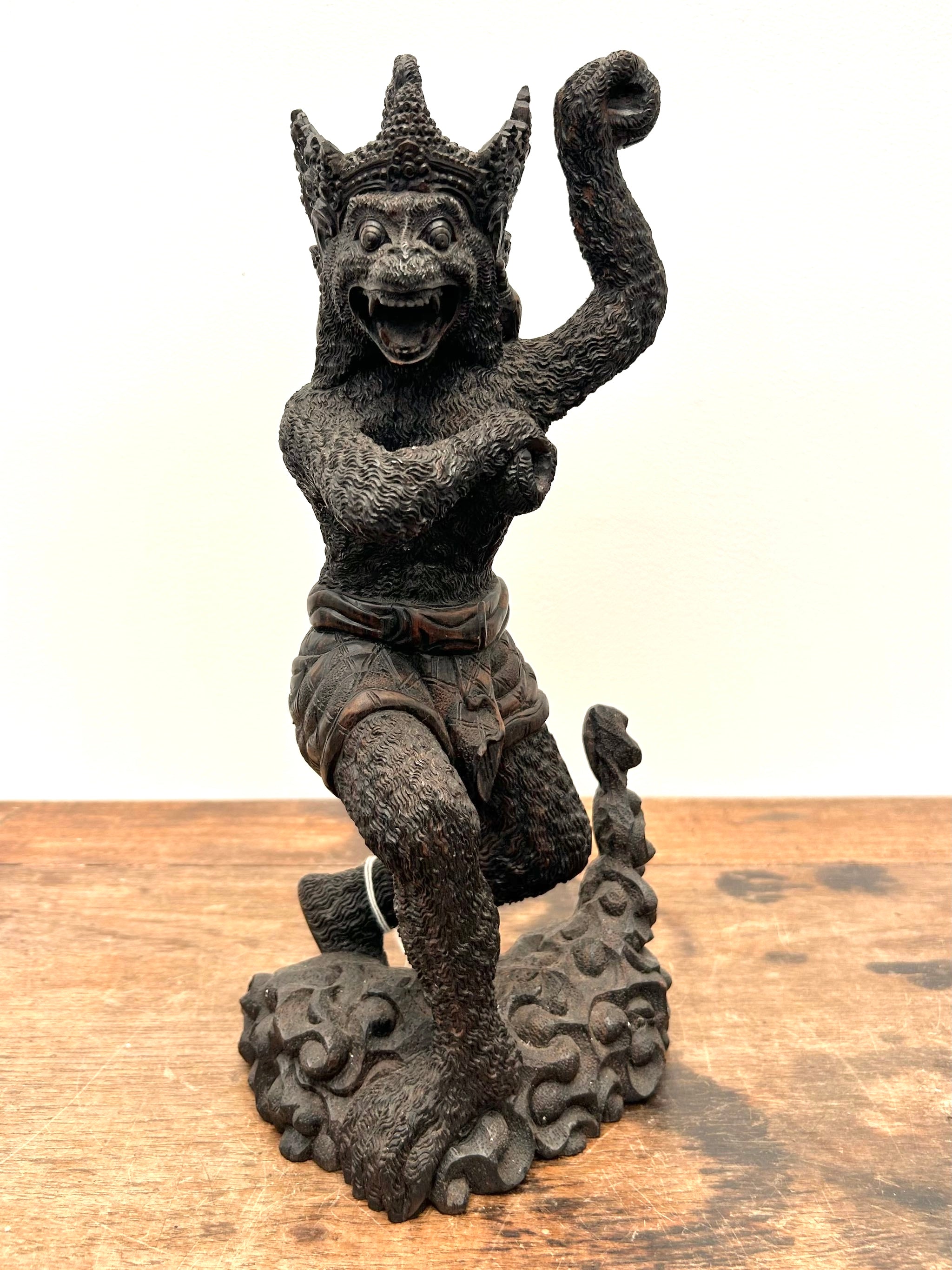 Balinese hand carved timber Hanuman Medium 02