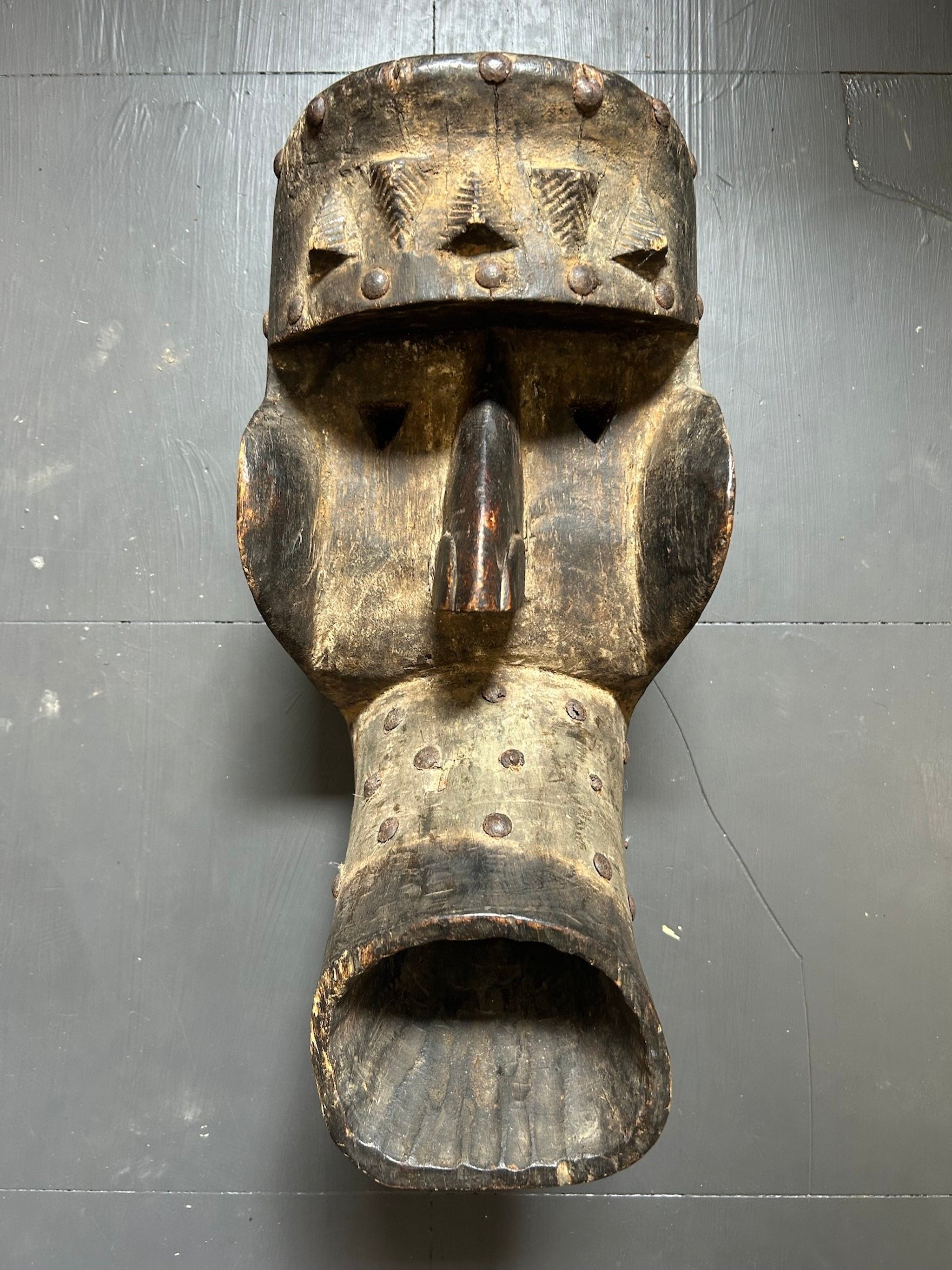 Kran Kagle Mask. Kran people. Cote D'Ivoire. West Africa. Early 20th Century.