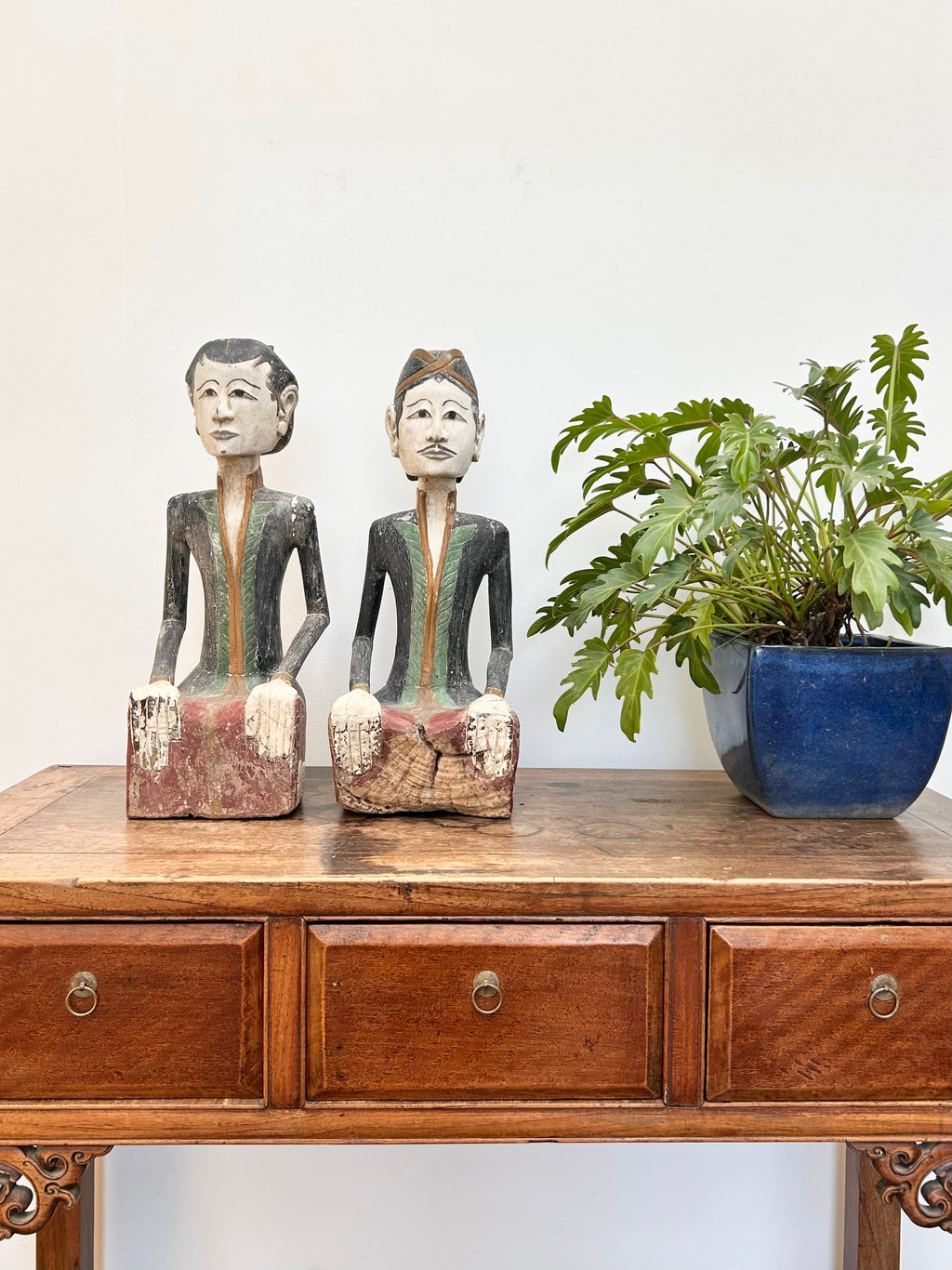 Loro Blonyo Large Wedding Couple Statues Java