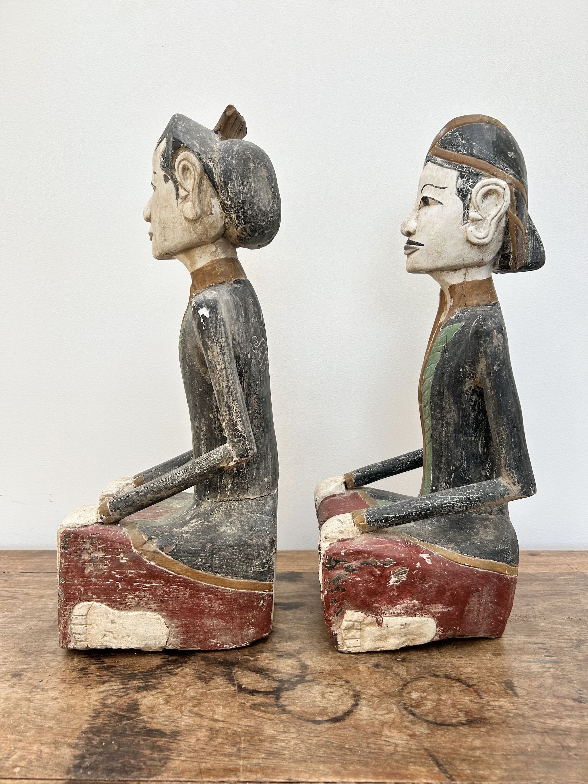 Loro Blonyo Large Wedding Couple Statues Java