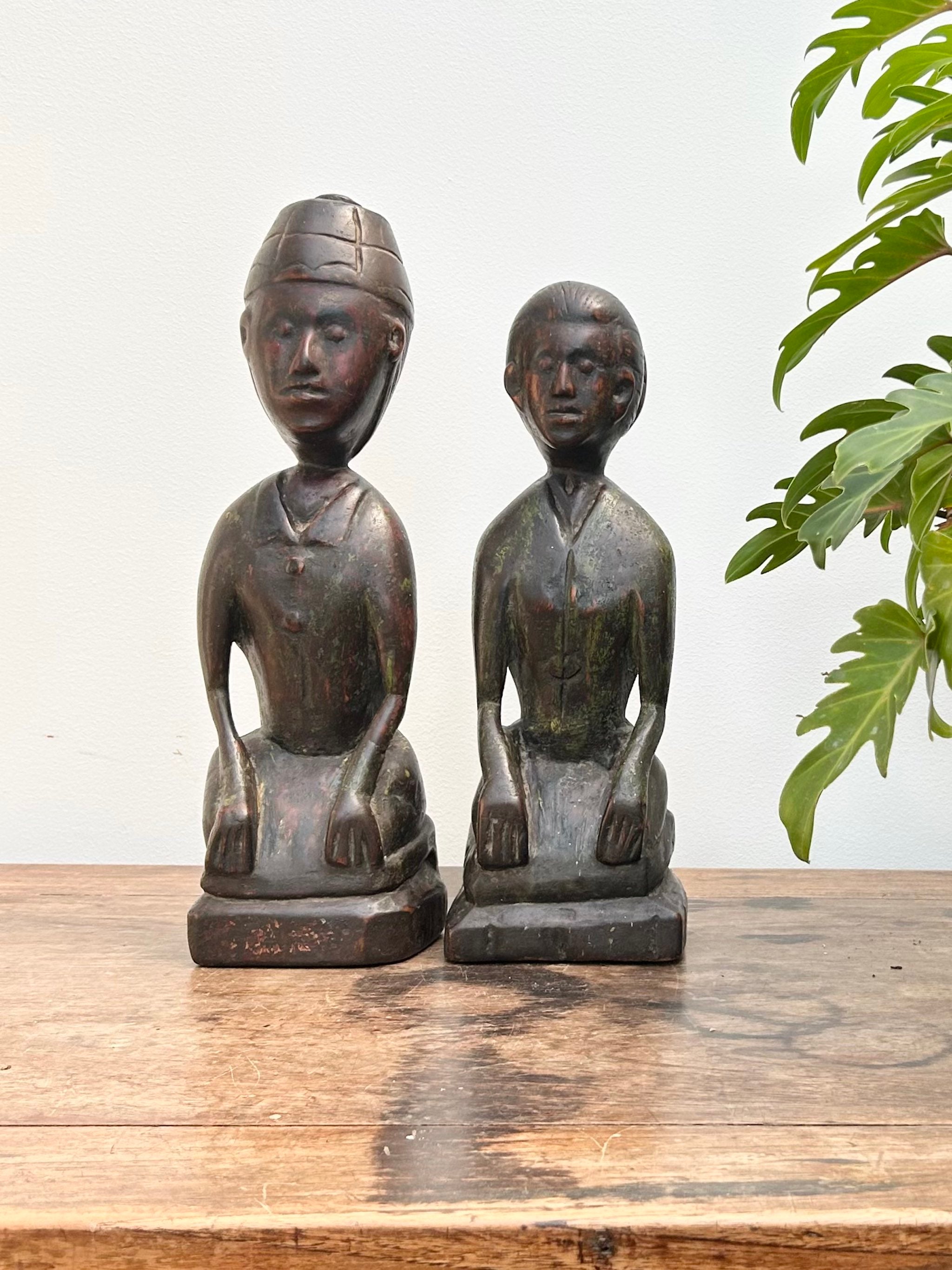 Loro Blonyo Wedding Couple Timber Java