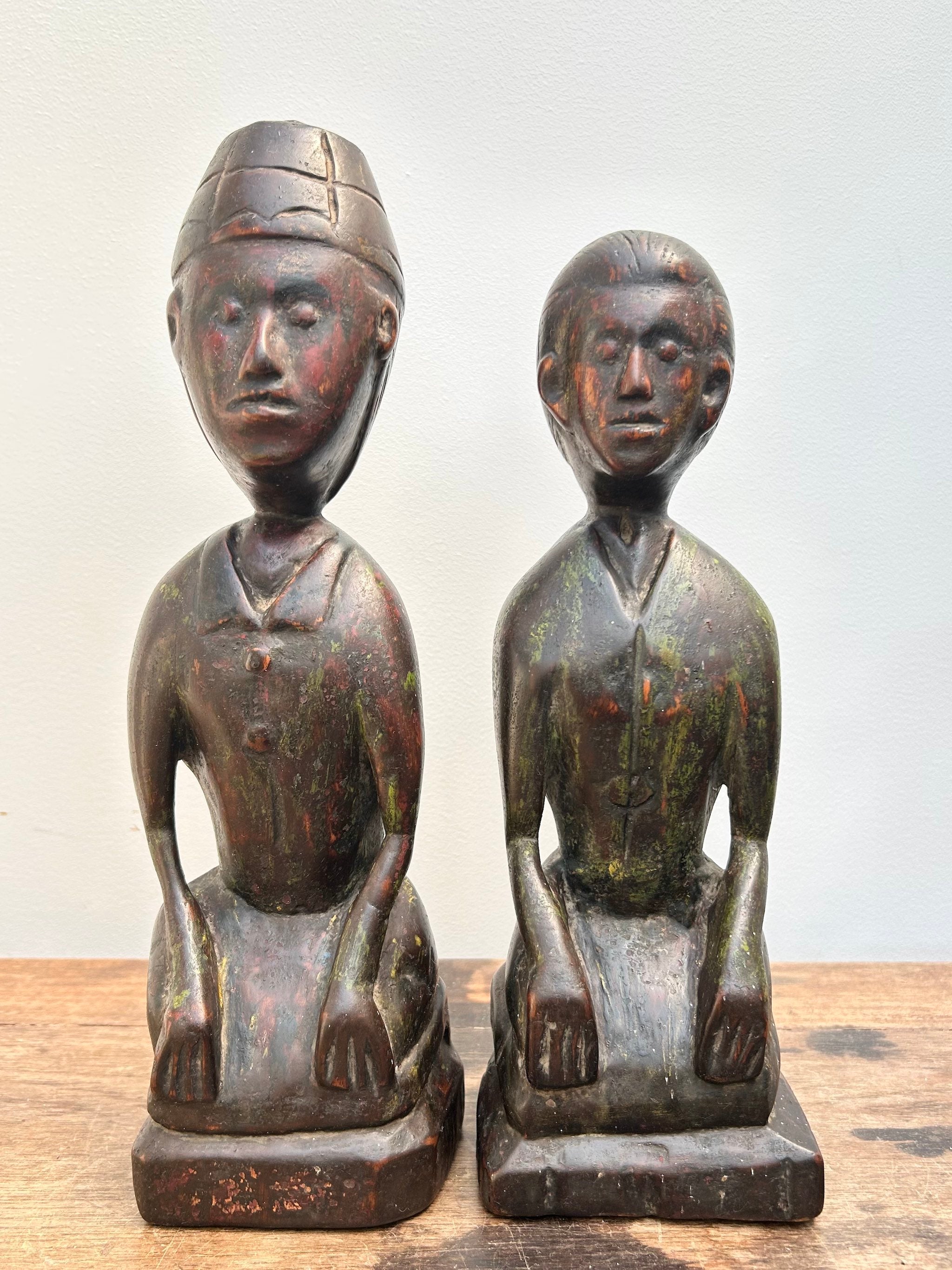 Loro Blonyo Wedding Couple Timber Java