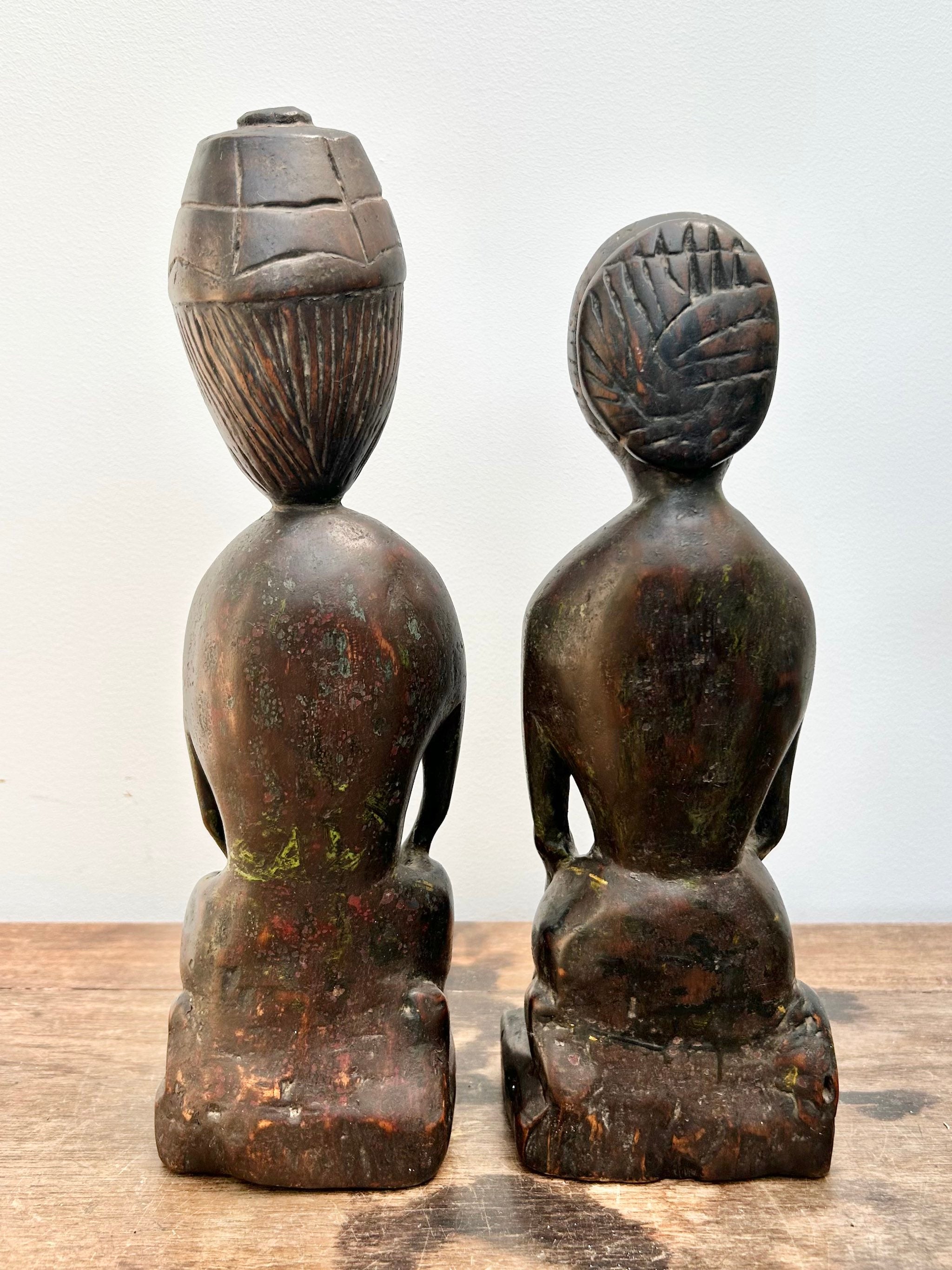 Loro Blonyo Wedding Couple Timber Java