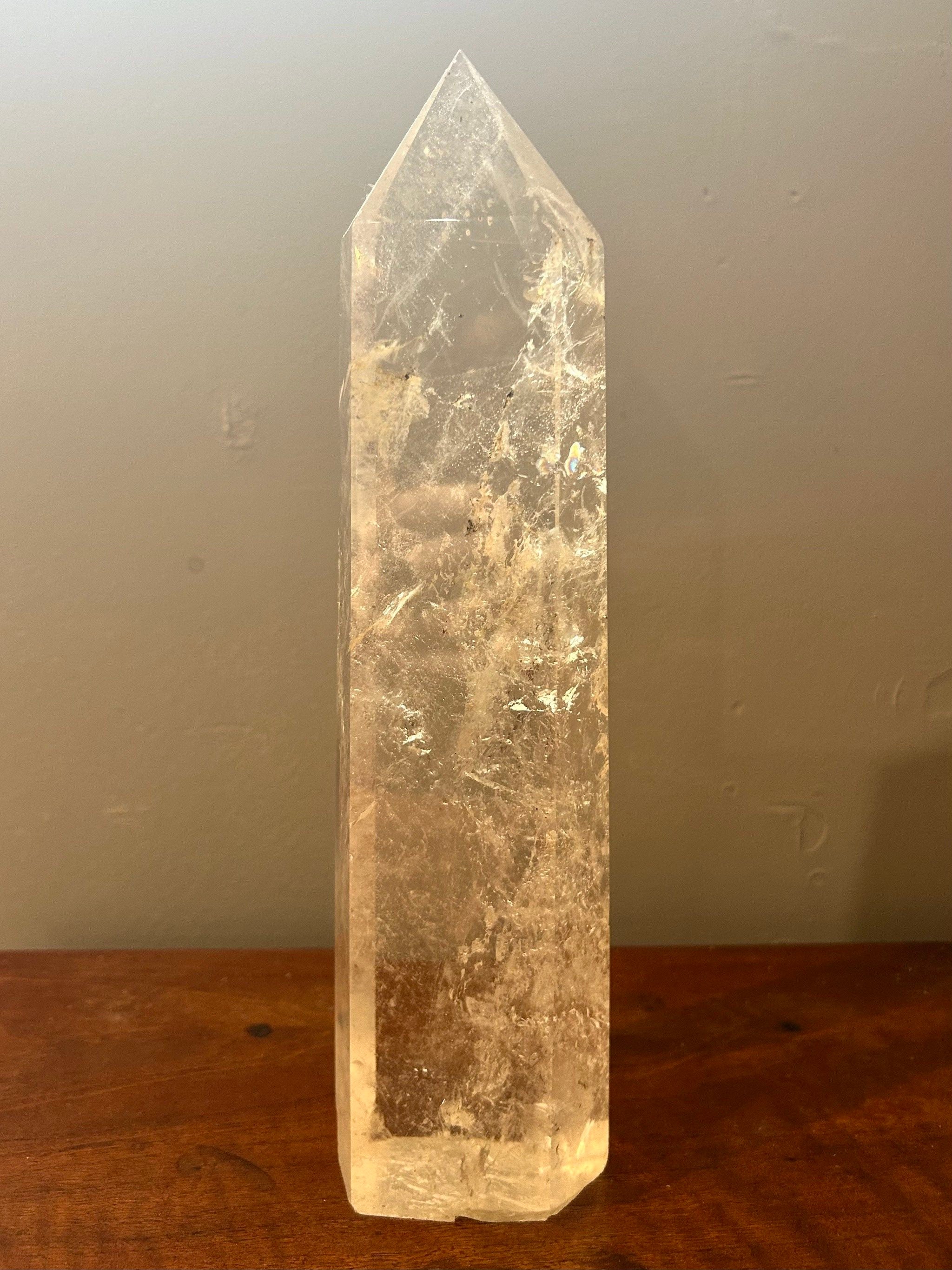 Natural Quartz Crystal Tower 01