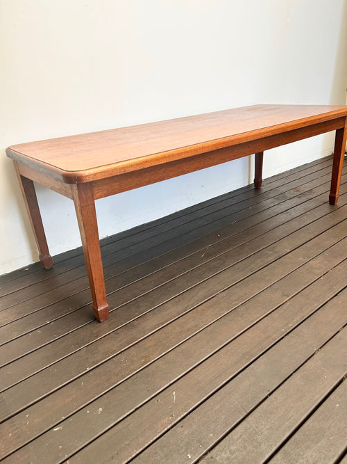Australian Red Cedar Mid-Century Modern Coffee Table | Solid Timber
