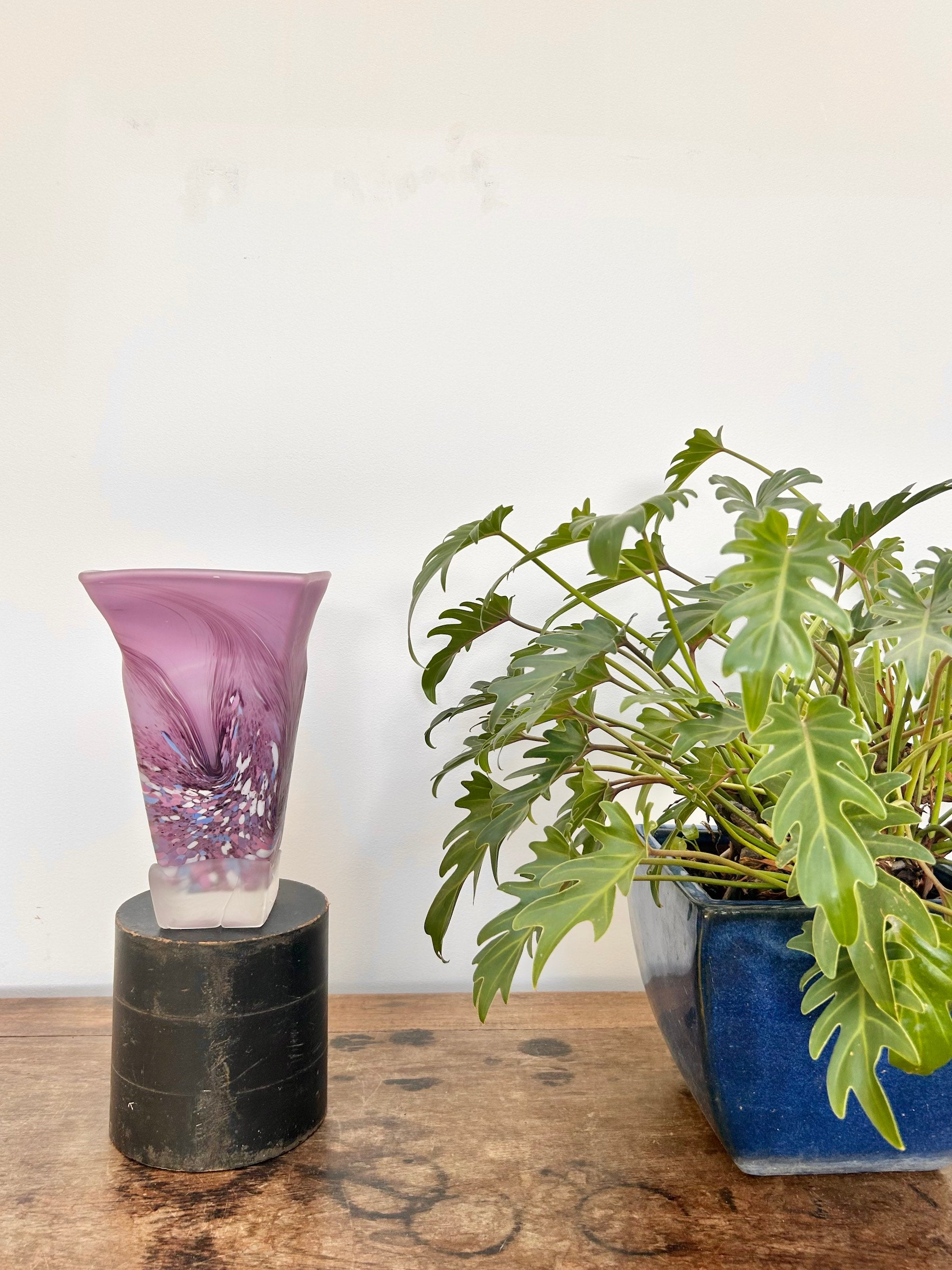 Tina Cooper Art Glass Vase
