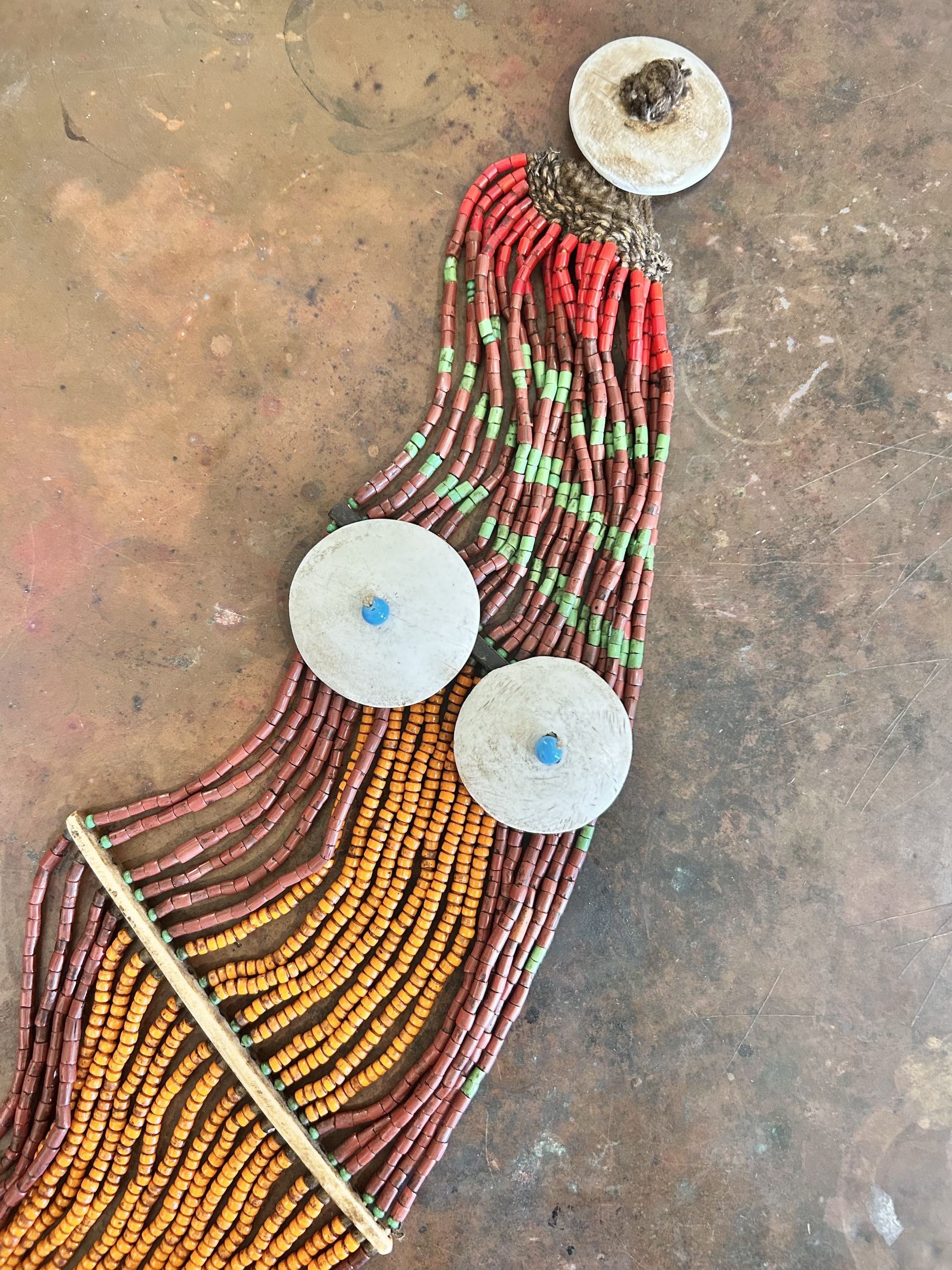 Tribal Antique Konyak Naga Beaded Belt
