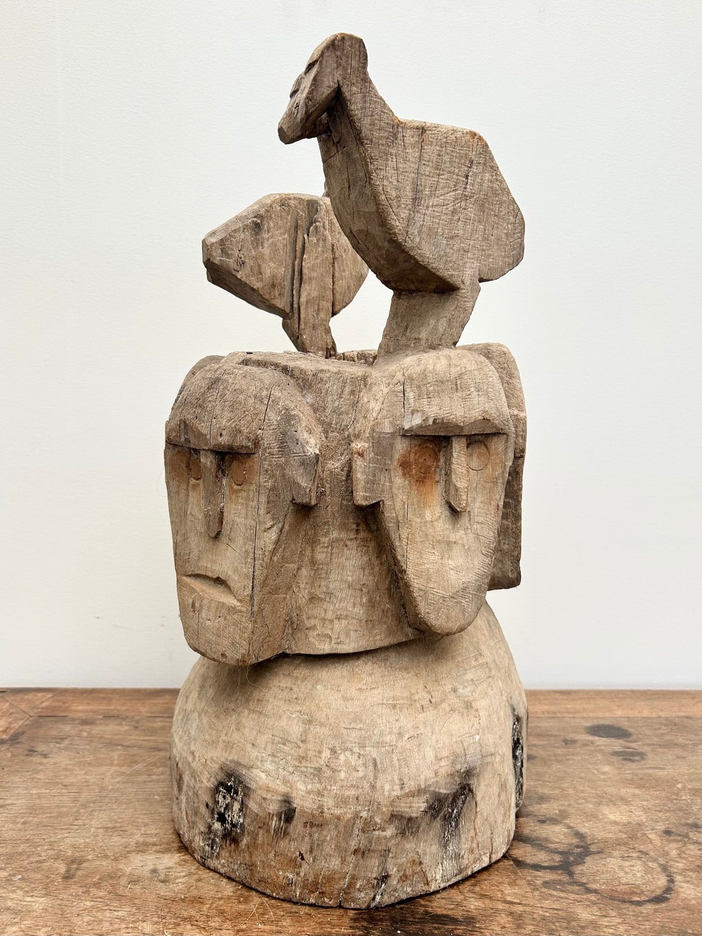 West Timor Antique Carved House Post