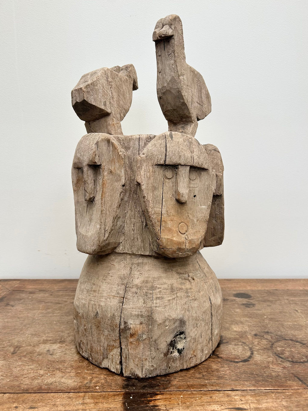 West Timor Antique Carved House Post